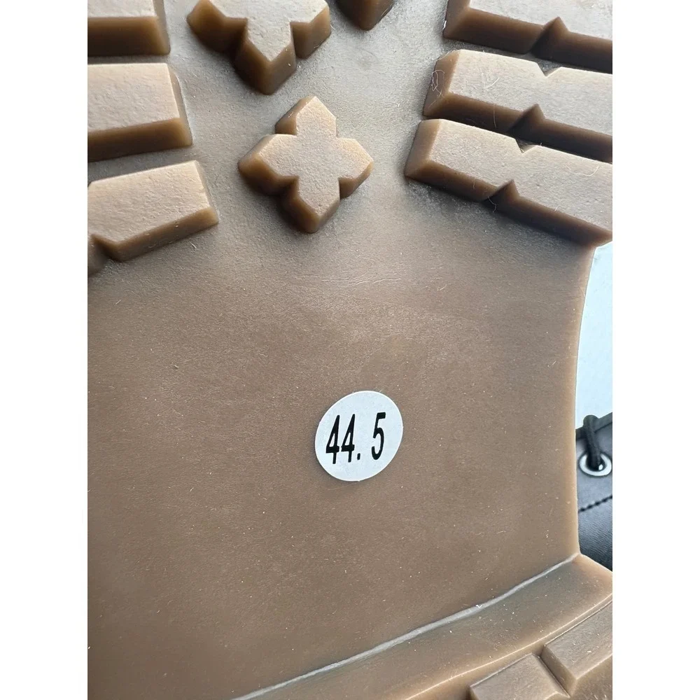 Harlow & Lloyd Vintage‎ Sunflowers Black Lace-Up Boots NIB Men's 10.5 Women's 12 - Picture 9 of 10